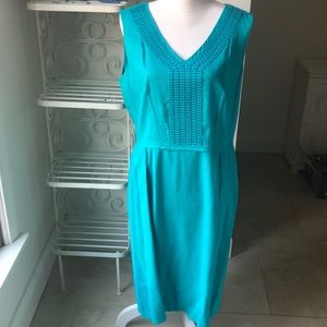 Alex Marie turquoise dress size 12, linen